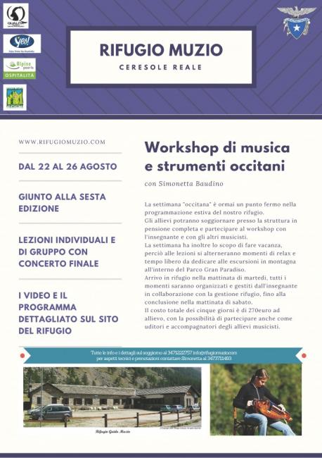 Workshop di musica e strumenti occitani