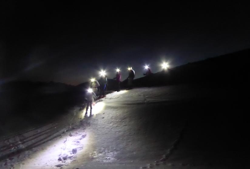 Ciaspolata notturna con Guide Trek Alps